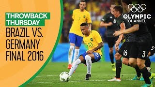 Brazil vs Germany  FULL Match  Mens Football Final Rio 2016  Throwback Thursday [upl. by Atnuahs685]