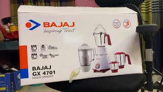 Bajaj GX 4701 800 Watts Mixer Grinder with 4 Jars  Best Affordable Blenders of 2022 [upl. by Frager]