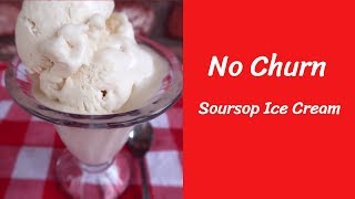 Soursop Ice Cream  No Tub Needed [upl. by Eikcor]