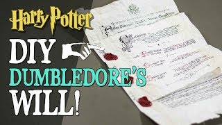 DIY Dumbeldores Will [upl. by Odnaloy476]