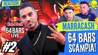 MARRA LIVE REDBULL 64 BARS SCAMPIA  REACTION by Arcade Boyz [upl. by Annehcu]