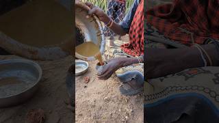 Its soup TimeSee how Hadza enjoying their favorite meal hadzabetribe villagelife [upl. by Romona367]