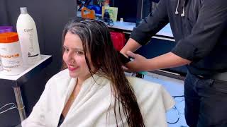 Hair Botox Treatment  Full DetailsKeratine Dry Damage Hair RepairTutorial Videoby FalakNaaz [upl. by Ferde878]