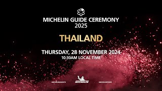 MICHELIN Guide Ceremony Thailand 2025 [upl. by Neel994]