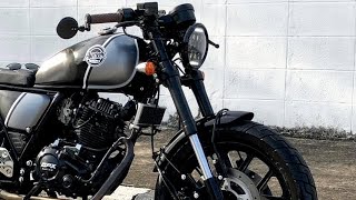 New Custom Build GPX Legend 200ccWalk Around Exhaust sound  Brat Café Racer 2021 [upl. by Temirf]