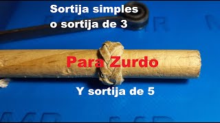 Para zurdo Sortija simples o sortija de 3 y sortija de 5 quotLos Trenzadoresquot [upl. by Yalc]