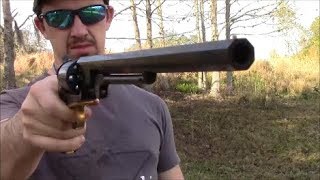 Shooting The Pietta 1851 Navy Buntline 12quot 44 Revolver [upl. by Stanwood]