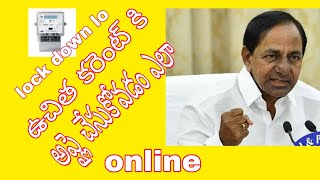 Free Power Bill Application Process in telanganaUpto 250 units How to apply free current scheme [upl. by The870]