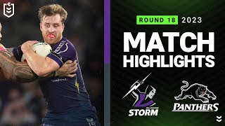 NRL 2023  Melbourne Storm v Penrith Panthers  Match Highlights [upl. by Anela]