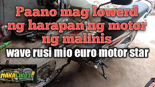 Paano mag lowerd ng harap ng motor butas tapalodo [upl. by Sloatman466]