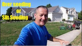 Over seed Slice seed Slit Seeding  Which one does your lawn need and why [upl. by Senoj]