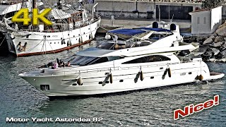 Motor Yacht Astondoa 82 docking Altea 2024 [upl. by Annahsed]