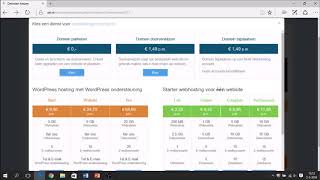 Blog maken Les 1  Het registreren van je Domeinnaam en Hosting WordPress installeren [upl. by Laertnom261]