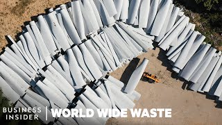 Why Wind Turbine Blades Are So Hard to Recycle  World Wide Waste [upl. by Ivel59]