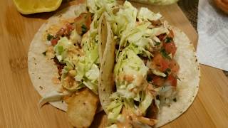 Tacos de Pescado estilo Ensenada fish tacos baja style [upl. by Kaufmann]