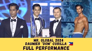 Mr Global 2024 Winner Daumier Corilla PHILIPPINES Full Performance Congratulations [upl. by Ailina]