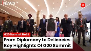 Key Highlights from the G20 Summit In New Delhi A Weekend Of Diplomacy And Declarations [upl. by Asinla492]