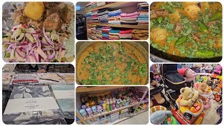 Ghar ki Shopping Bachoon Ki choti choti khushiaan Dhaba style Aloo GoshtTarkay wali Mong Daal [upl. by Aissatsana465]