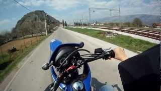 Suzuki DR125SM Wheelie GoPro [upl. by Annasor]