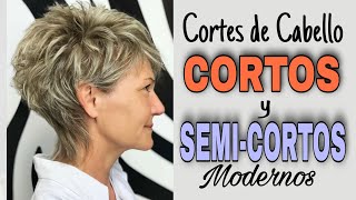 Cortes de Cabello CORTOS y SEMICORTOS para MUJERES de toda edad Corte Feminino Curto 2022 [upl. by Kcirderfla]