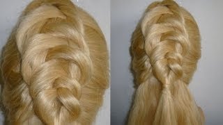 Frisuren für mittellange Haare HaareZopf originell flechtenBraided HairstylePeinados [upl. by Eynobe520]