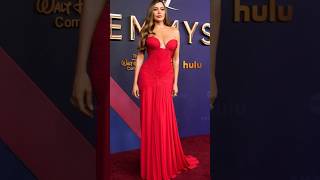 Sofia Vergara ￼Elegant ￼Lady In Red Slay  The Emmys 2024 sofiavergara fashionpolice emmys [upl. by Aneez]