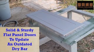 Sturdy Flat Panel Doors To Update A Dry Bar [upl. by Adriel654]