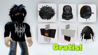 COMO CONSEGUIR ITEMS GRATIS EN ROBLOX 2024 Black ítems😱 [upl. by Ffej]