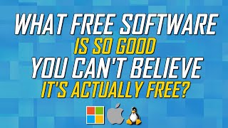 What Free Software Is So Good You Cant Believe Its Actually Free [upl. by Sisto13]