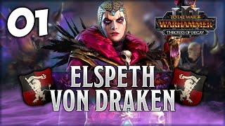 THE DARK LADY OF NULN RISES Total War Warhammer 3  Elspeth Von Draken IE Campaign 1 [upl. by Lefton]