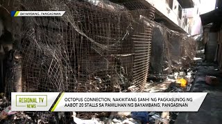 Regional TV News Pamilihang bayan ng Bayambang Pangasinan nasunog [upl. by Enecnarf]