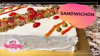 SANDWICHÓN CASERO DELICIOSO 🌸 [upl. by Torto]