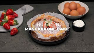 4 ingredients Mascarpone Cake [upl. by Lauralee693]