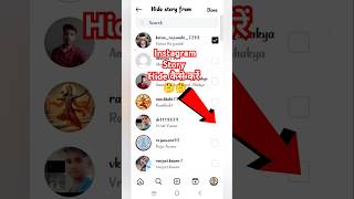 How To Hide Instagram Story From Someone  Instagram Story Hide Kaise Kare  sorts viral tech [upl. by Alenas678]