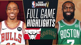 BULLS at CELTICS  NBA INSEASON TOURNAMENT 🏆  FULL GAME HIGHLIGHTS  November 28 2023 [upl. by Devine694]