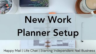 Work Planner Setup  New Small Business  Independent Nail Tech [upl. by Leahplar]