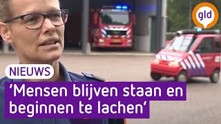 De bijzondere brandweerwagen van de brandweer in Vorden [upl. by Dedie]