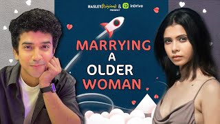 Marrying A Older Woman Ft Shreya Gupto amp Usmaan  Hasley India  Web Series  Side By Side [upl. by Sivrad]