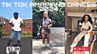 best of tik tok amapiano dance challenge  2024 🤍♥️🔥evipostrw viralshort amapiano danceshort [upl. by Ahsinor]