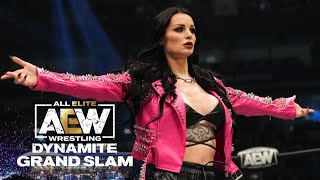 Saraya Has Arrived in AEW amp New York Goes Crazy  AEW Dynamite Grand Slam 92122 [upl. by Ailekahs]