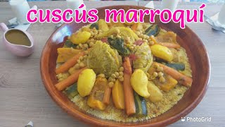 El auténtico cuscús marroquí de carne y verduras muy delicioso y fácil de hacer paso a paso [upl. by Luht419]