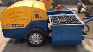 PS 3000 HD Plastering machine Pump and Sprayer [upl. by Hefter]