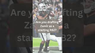 🏈 Are you drafting ZAMIR WHITE [upl. by Ehtnax]