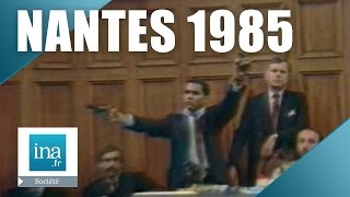 19 décembre 1985 prise dotage au tribunal de Nantes  Archive INA [upl. by Erreipnaej830]