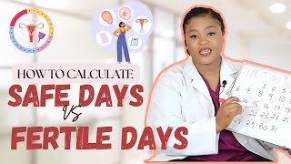 Master Your Cycle FERTILE period vs SAFE DAYS to avoid pregnancy Pro Tips [upl. by Rovert]