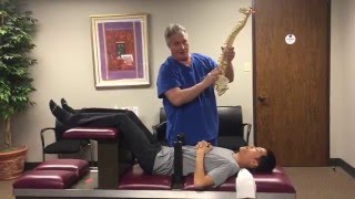 Spinal Decompression Demonstration at Advanced Chiropractic Relief [upl. by Linders157]