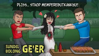 Direbutin Cogan  Sundel Bolong Geer HORORKOMEDI  Kartun Lucu Kartun Hantu Animasi Horror [upl. by Atiuqihs]