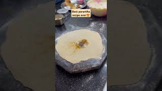 THE BEST PARANTHA RECIPE 😍😘 shorts parantha recipe bestrecipe [upl. by Anifesoj]