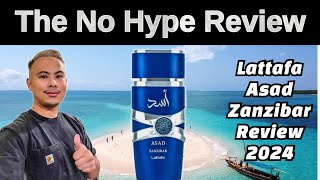 NEW LATTAFA ASAD ZANZIBAR REVIEW 2024  THE HONEST NO HYPE FRAGRANCE REVIEW [upl. by Burck]