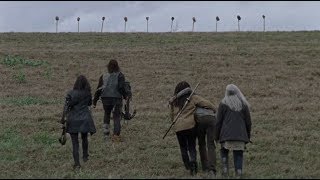 Most Disturbing Walking Dead Scene In A Long Time 9x15 Head on Pikes Scene [upl. by Ahsilrae271]